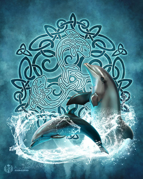 Celtic Dolphins By Brigidashwood On DeviantArt celtic-dolphins-by-brigidashwood-on-deviantart