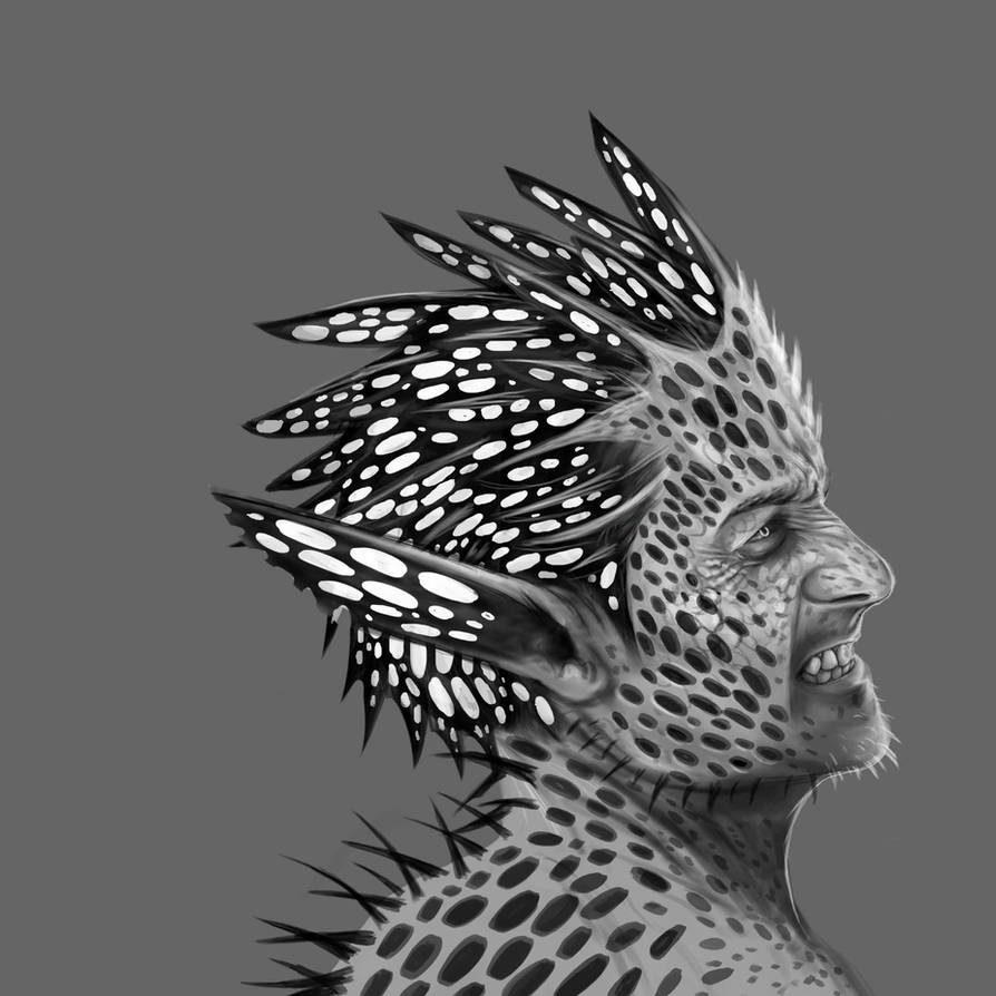 Sci-Fi Alien Mutant concept 1 by XantheUnwinArt on DeviantArt