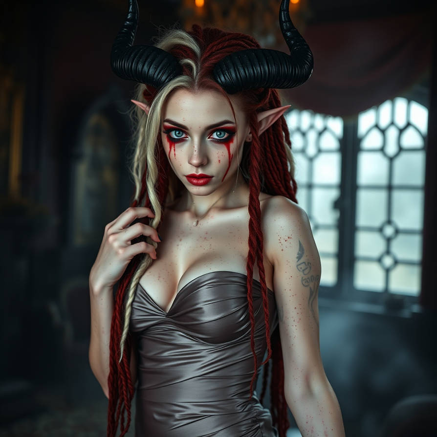Fancy Demons Extremely Fancy And Pretty Skinny Demon Girl, With by MleM10 on DeviantArt