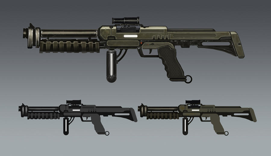 Laser Rifle Deviantart Laser Rifle by stonepro on DeviantArt
