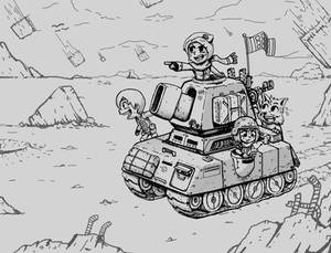 Pixel Tank Crew Sketch