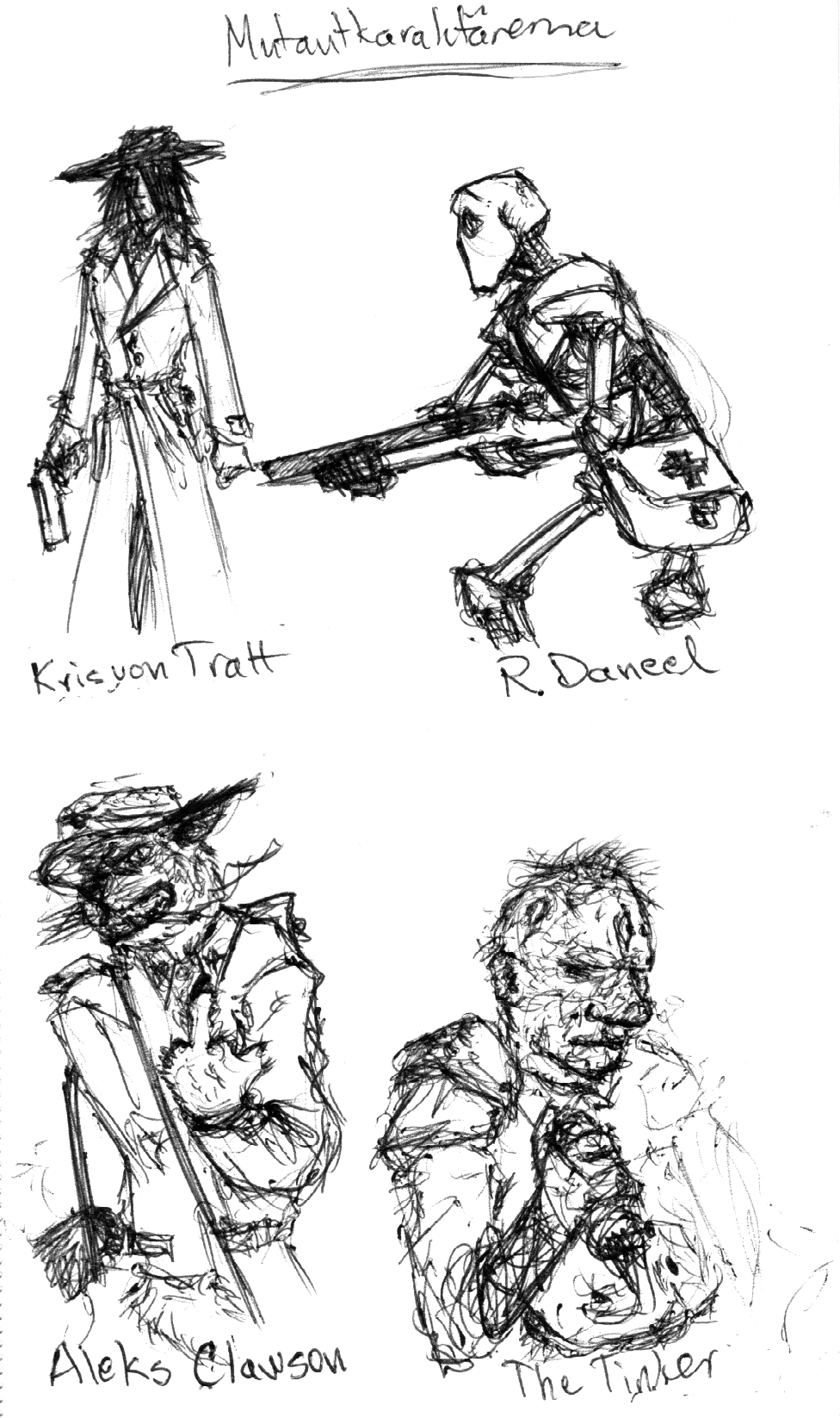 RP characters from Mutant by Belazikkal on DeviantArt