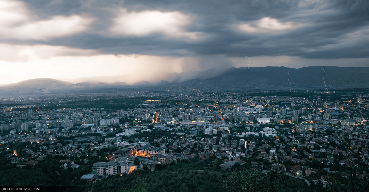 Thunder in Skopje