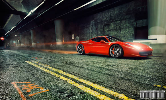 Ferrari 458 in Gotham City