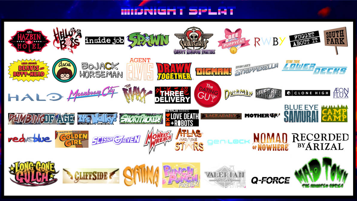 Midnight Splat - Line-Up by Aesthetic-Moon-Wave on DeviantArt
