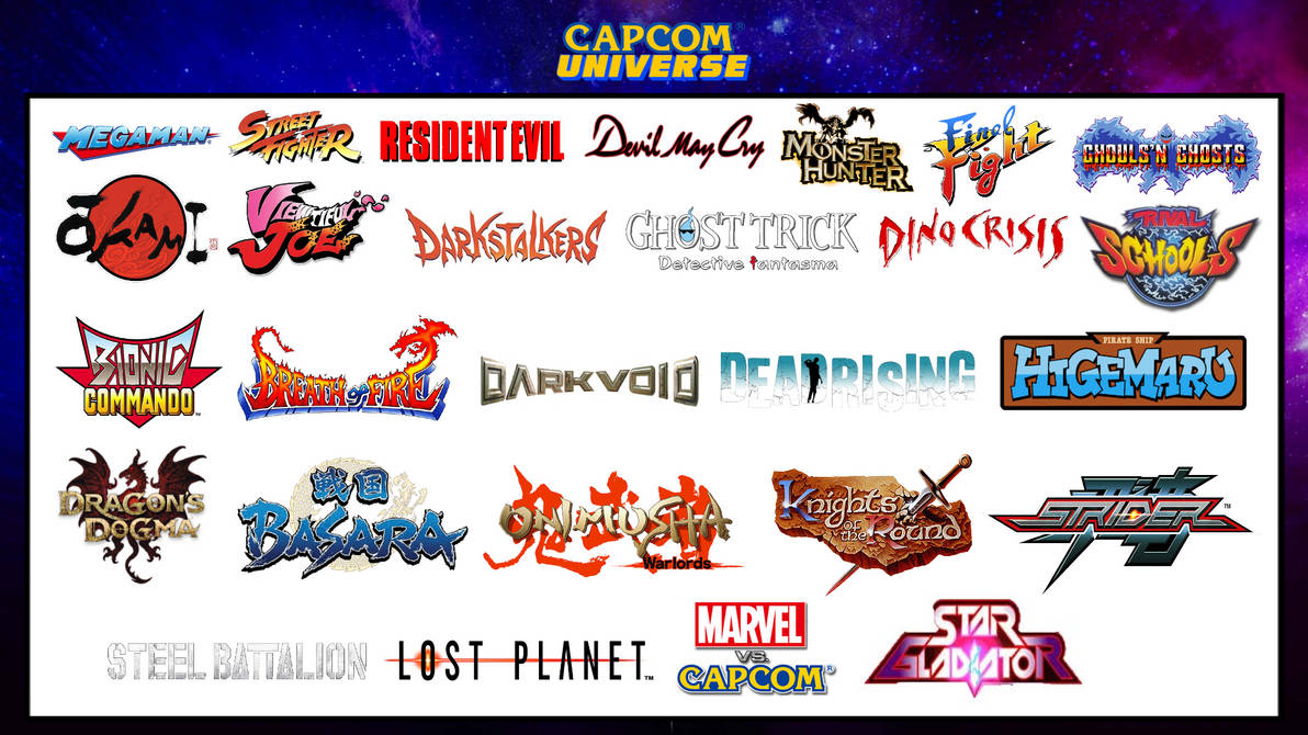 Capcom Universe (Mooniverse) by Aesthetic-Moon-Wave on DeviantArt