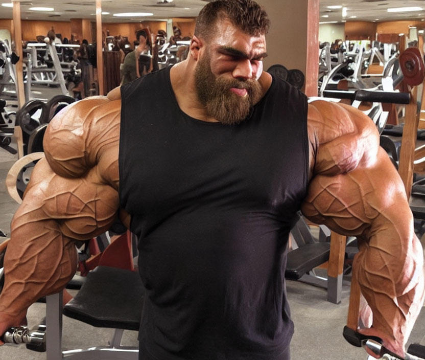 Ex Bodybuilder Build Giant Bodybuilder Ready To Spot You by Omnious4555 on DeviantArt