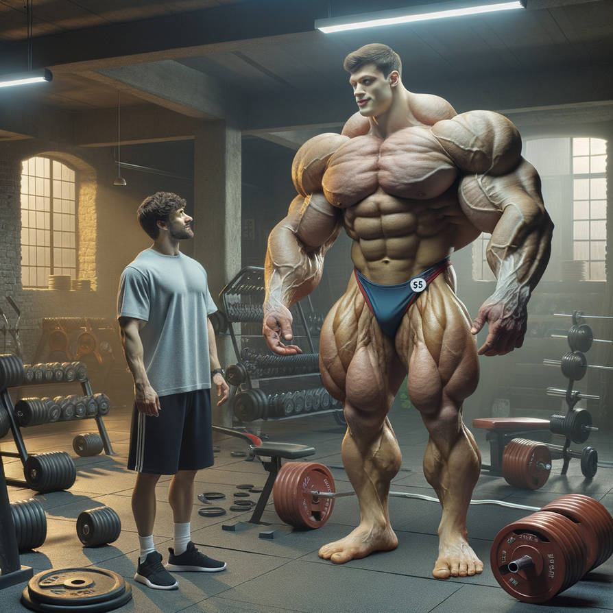 Deviantart Bodybuilder Therapy Giant Bodybuilder Mentor 2 by Omnious4555 on DeviantArt