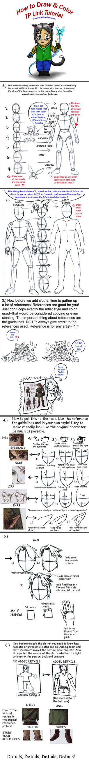 How to Draw TP Link Tutorial