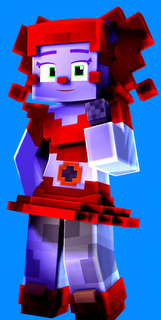 Circus baby minecraft model by shadesgamer1030 on DeviantArt