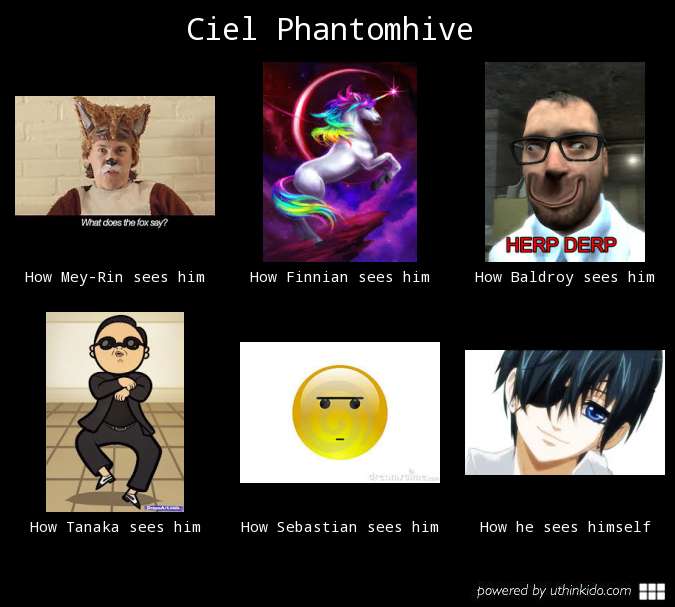 Ciel Phantomhive Meme By Crazygamerchix On Deviantart