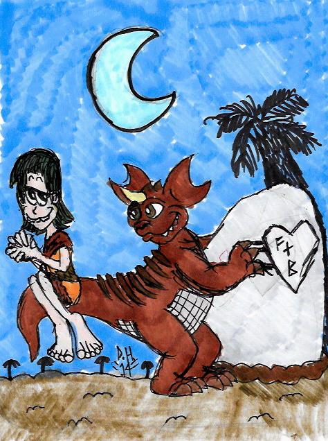 Frankenstein Girl Conquers Baragon's Heart!