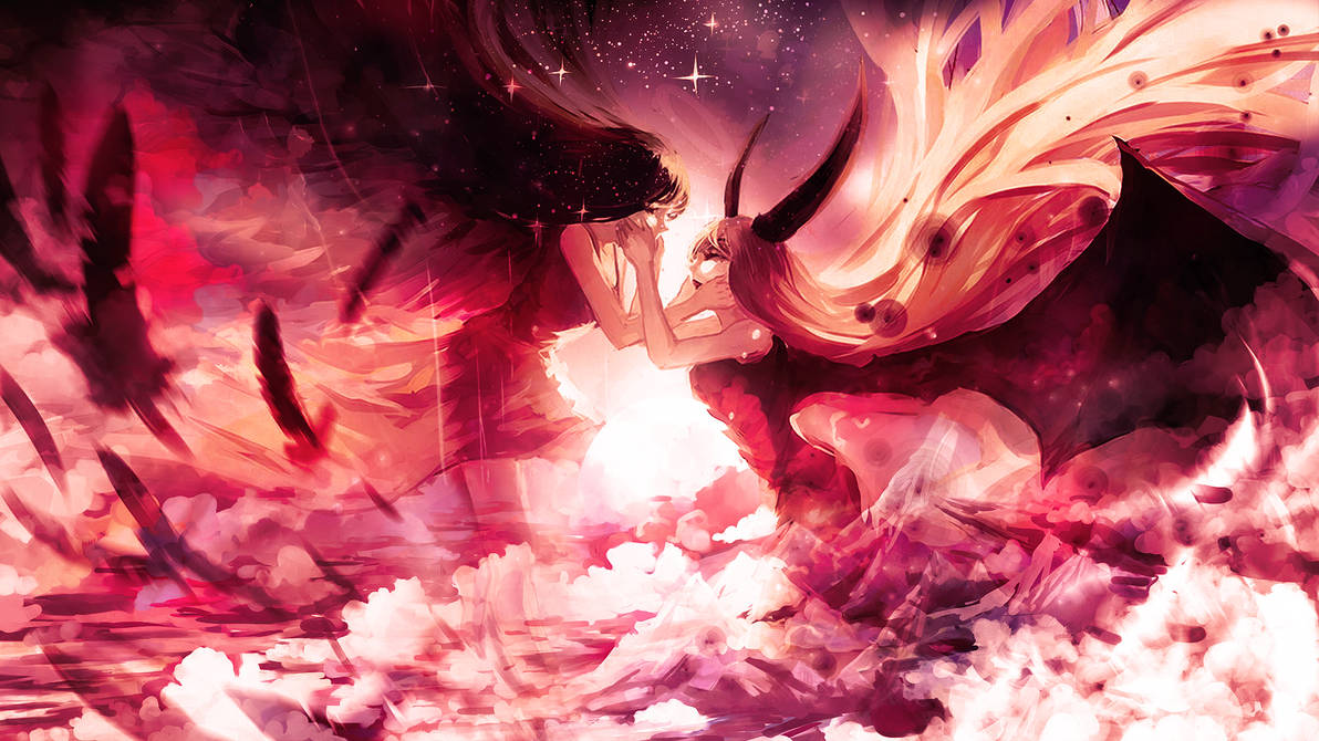 Ангел и демон на рабочий стол