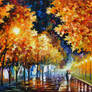 GOLD BOULEVARD by Leonid Afremov
