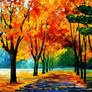 FALL BLUES by Leonid Afremov