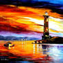 LIGHTHOUSE by Leonid Afremov