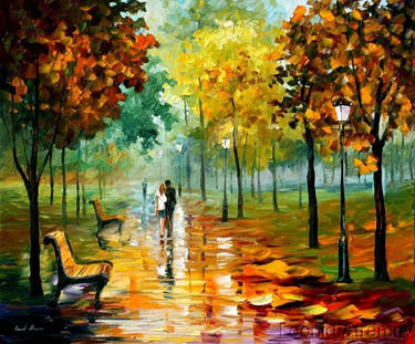 AUTUMN LEAVES by Leonid Afremov