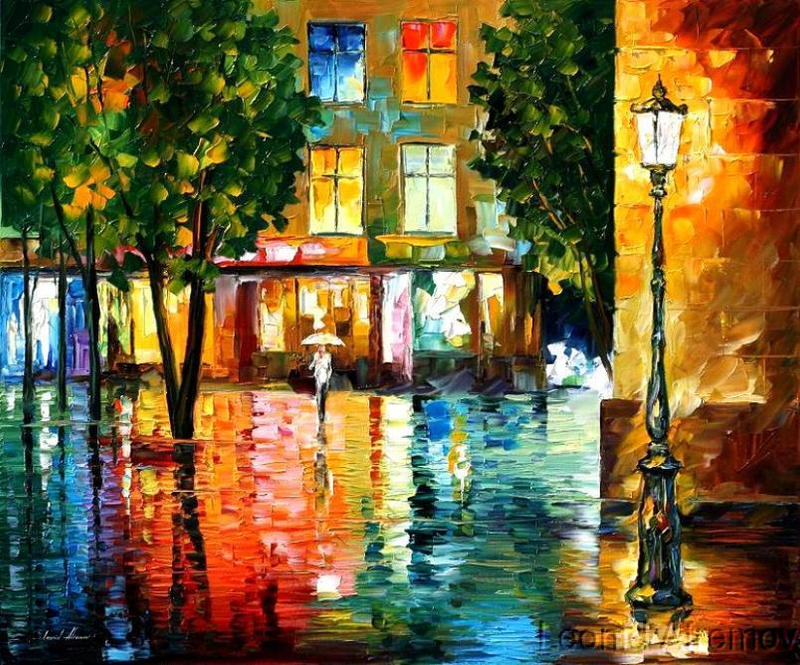 CITY MAGIC by Leonid Afremov by Leonidafremov