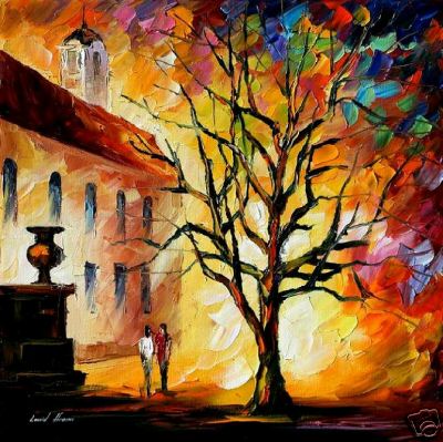 Afremov MOON LGHT Original Art