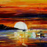 Afremov SUNRISE Original Art O