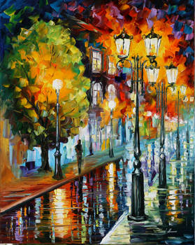 After a night rain by Leonid Afremov