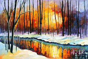Winter Sun by Leonid Afremov