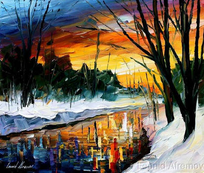 Winter by Leonid Afremov