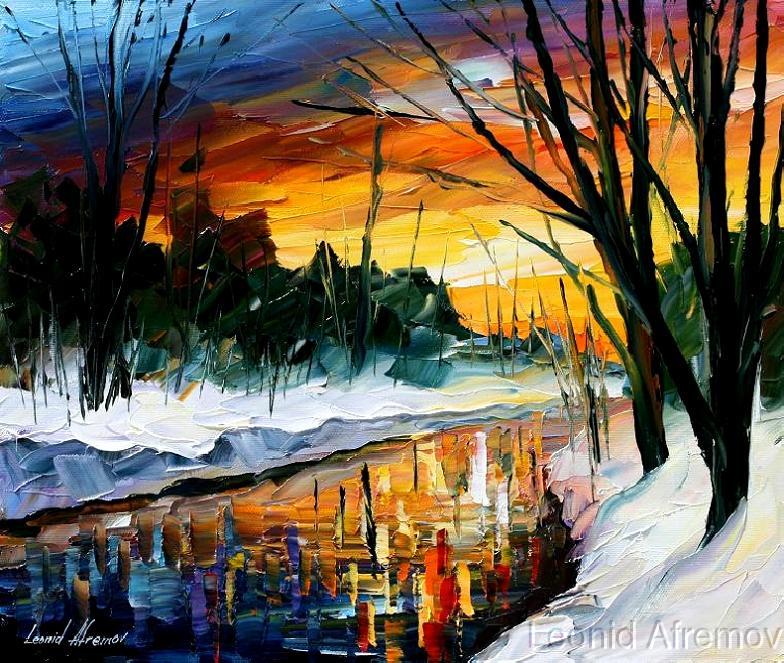 Winter by Leonid Afremov