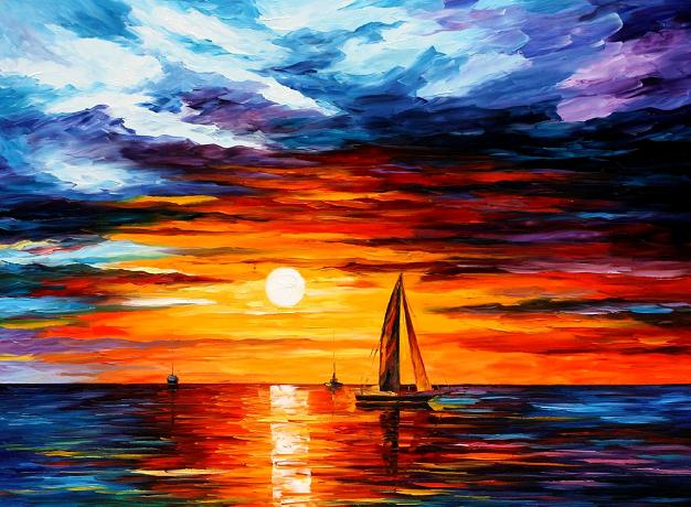 Touch Of Horizon by Leonid Afremov