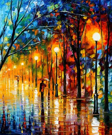 Colors of winter by Leonid Afremov