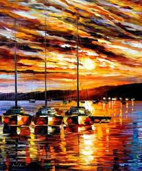 In the expectation by Leonid Afremov