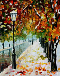 Beginning of winter by Leonid Afremov