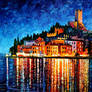 Italy - Harbor by Leonid Afremov