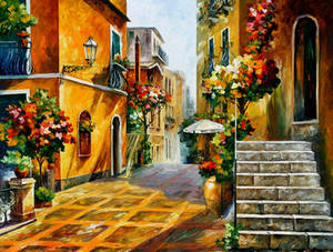 The sun of Sicily by Leonid Afremov