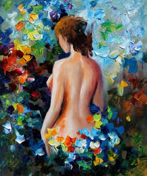 Nude by Leonid Afremov