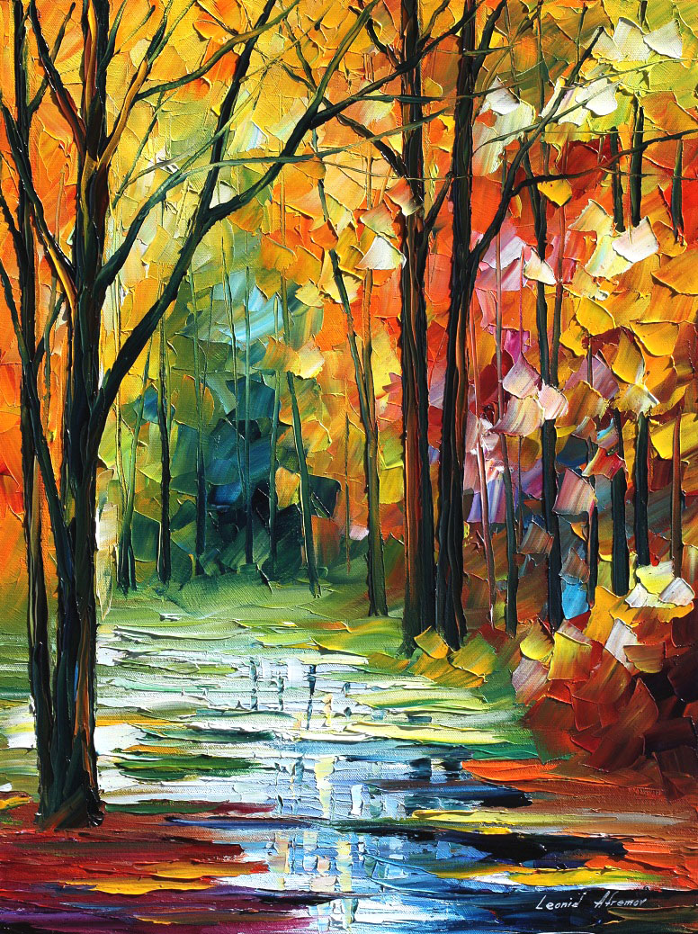 Late fall by Leonid Afremov