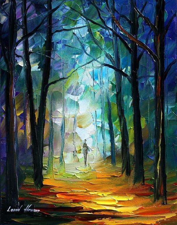 Morning fog by Leonid Afremov