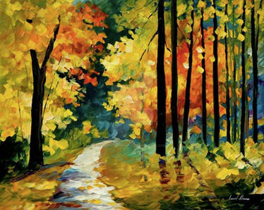 Autumn sun by Leonid Afremov