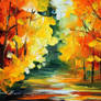 Forest by Leonid Afremov