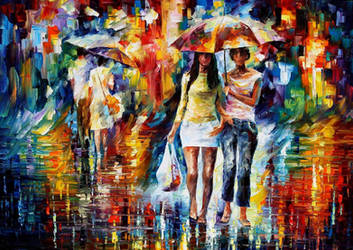 Going Shopping day by Leonid Afremov