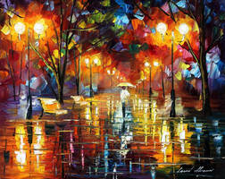 Evening stroll by Leonid Afremov