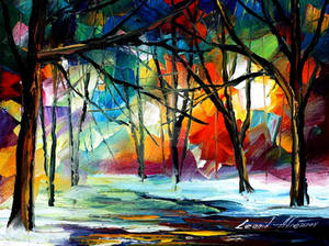 Winter by Leonid Afremov