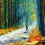 Summer forest by Leonid Afremov