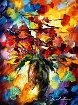 Fall bouquet by Leonid Afremov