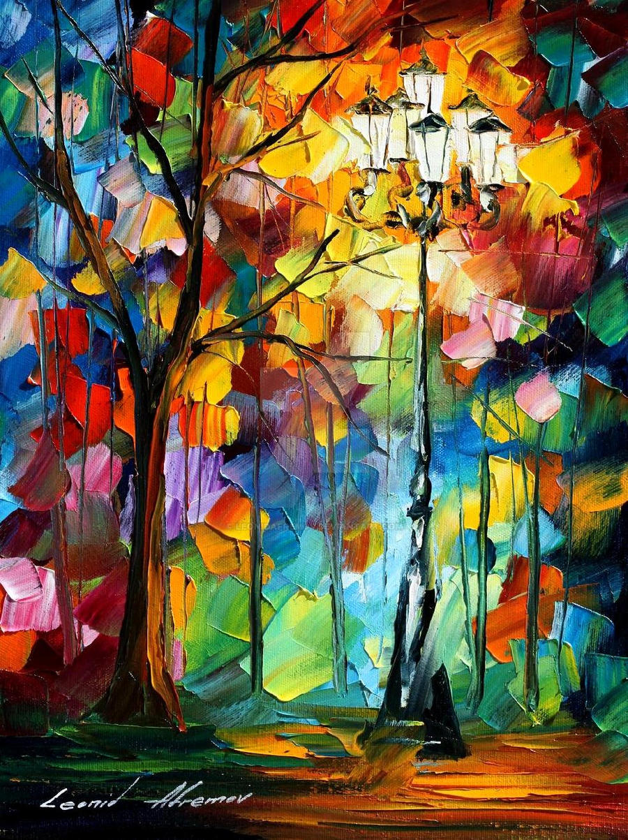 Lonely night by Leonid Afremov