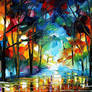 Loneliness of autumn by Leonid Afremov