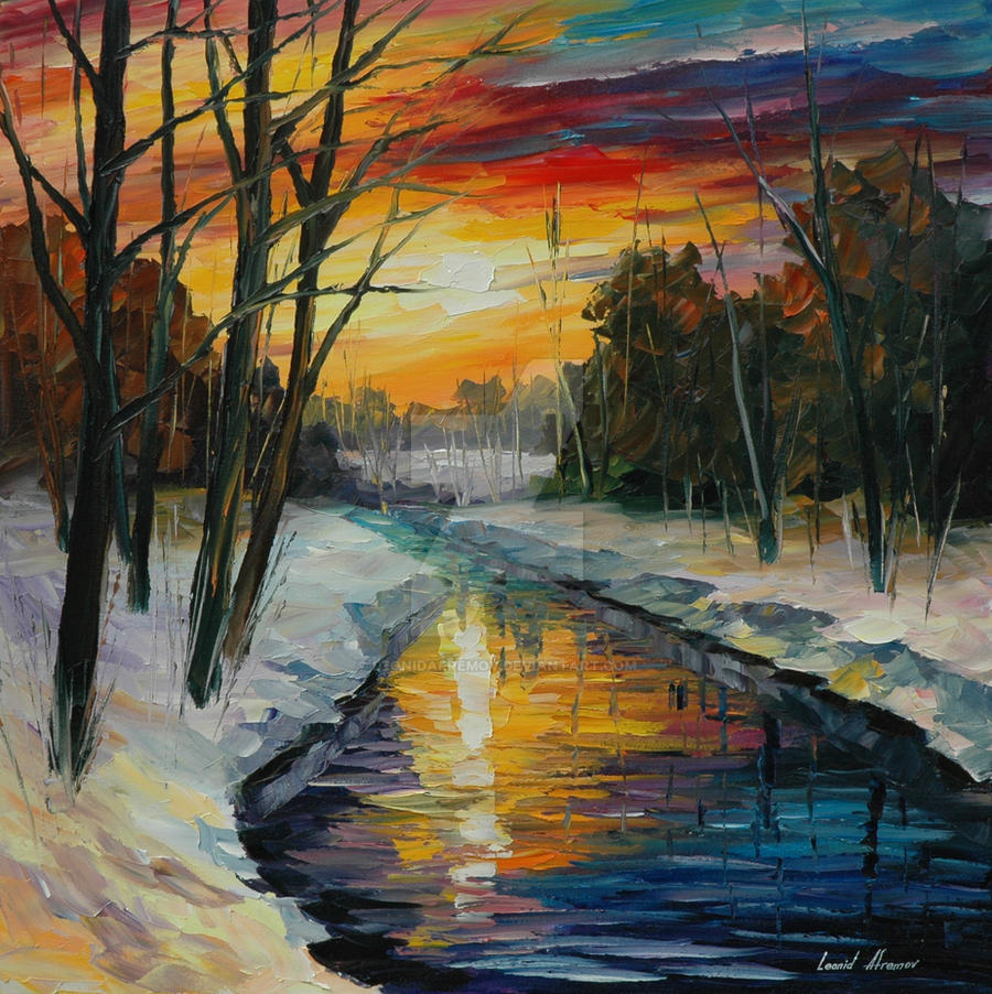 Winter by Leonid Afremov