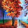 Lilac Fog by Leonid Afremov