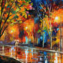 When the city sleeps by Leonid Afremov