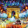 Paris Flight by Leonid Afremov